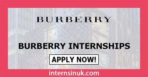 burberry account manager|Burberry internships.